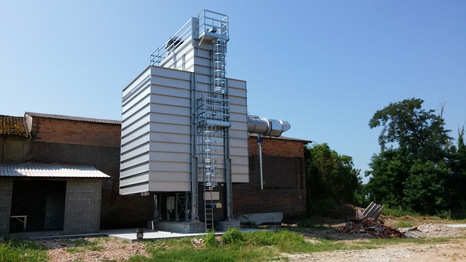 Циклическая шахтная зерносушилка Strahl 612AR