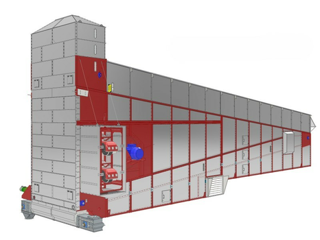 Конвейерная зерносушилка АТМ UNIVERSAL-54